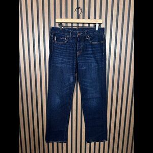 Abercrombie & Fitch Jeans 30 x 30 Mens Blue Classic Straight Dark Wash Denim